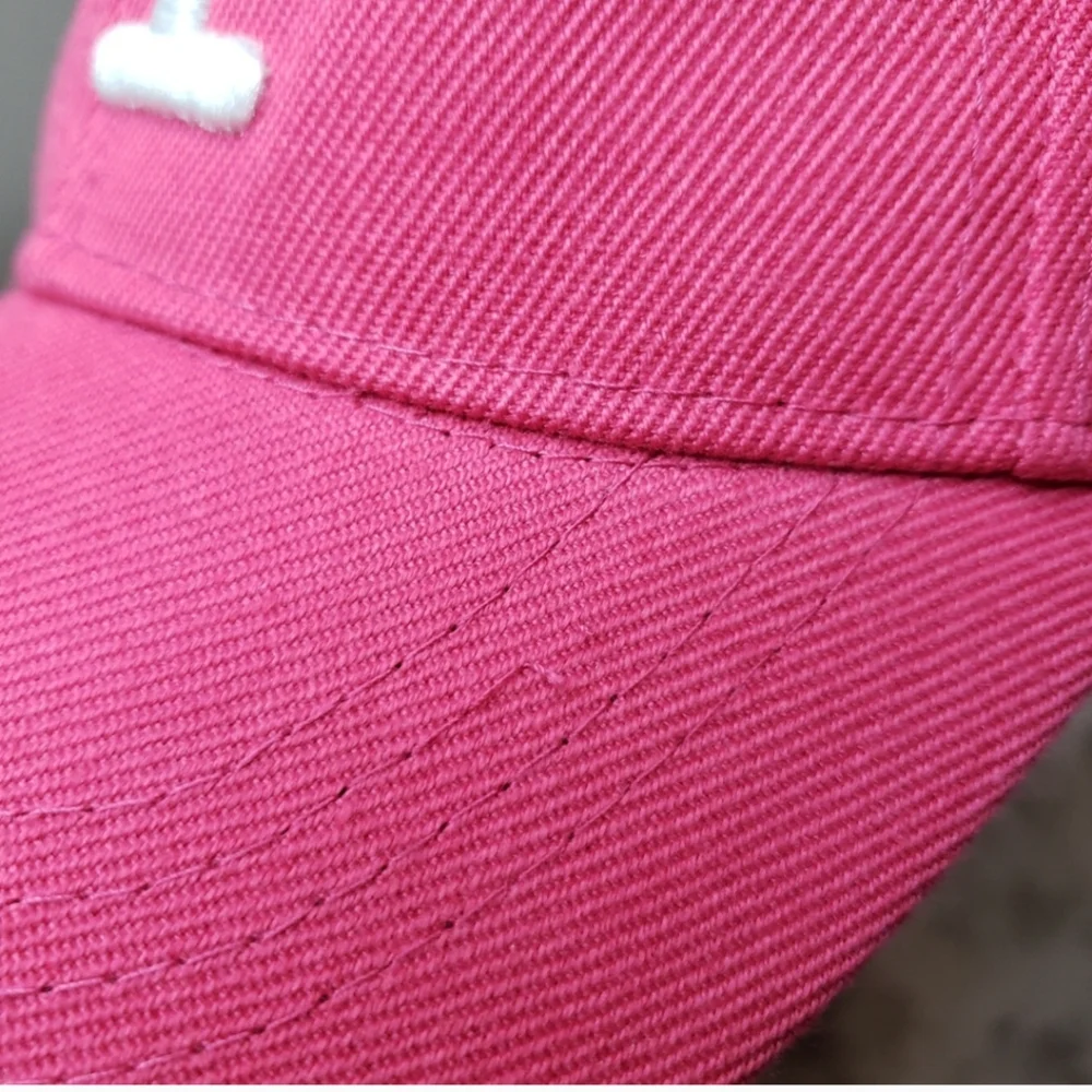NY Embroidered Pink Baseball Cap